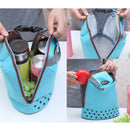 Portable Handle Thicken Insulated Luncheon Bag, Size: 26*23cm(Blue)