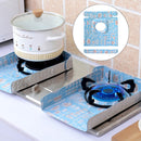 2 PCS Gas Stove Protectors Tableware Print Foil Heat-resistant Anti-Fouling Liner Cleaning Kitchen Tools Mat