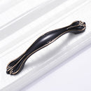 5 PCS 6600-128 Cabinet Wardrobe Drawer Zinc Alloy Handle (Black)