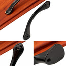 5 PCS 6600-128 Cabinet Wardrobe Drawer Zinc Alloy Handle (Black)