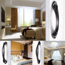 5 PCS 6600-128 Cabinet Wardrobe Drawer Zinc Alloy Handle (Black)