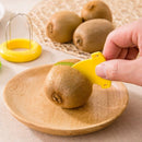 3 PCS Portable and Special ABS + Stainless Steel Kiwi Fruit Peeler, Random Color Delivery
