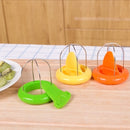3 PCS Portable and Special ABS + Stainless Steel Kiwi Fruit Peeler, Random Color Delivery