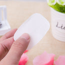 5 PCS Disposable Portable Travel Boxed Confetti Soap Mini Soap Paper, Random Color Delivery