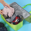 Portable Double Layer Mesh Sport Duffel Beach Picnic Shoulder Storage Bag Handbag(Black)