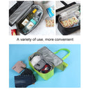 Portable Double Layer Mesh Sport Duffel Beach Picnic Shoulder Storage Bag Handbag(Blue)