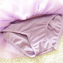Baby Girl Princess Lace Bowknot Bikini Set Siamese Dress Cute Swimsuit with Hat, Size: M(Purple)
