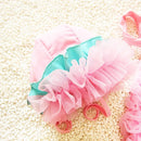 Baby Girl Princess Lace Bowknot Bikini Set Siamese Dress Cute Swimsuit with Hat, Size: L(Pink)