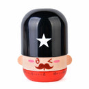 Little Guard Shape 60 Minutes Mechanical Kitchen Cooking Count Down Alarm Timer Home Decorating Gadget, Random Color Delivery