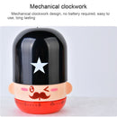 Little Guard Shape 60 Minutes Mechanical Kitchen Cooking Count Down Alarm Timer Home Decorating Gadget, Random Color Delivery