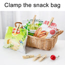 100 PCS Multi-function Mini Bamboo Clothes Photo Paper Peg Clothespin Laundry Hanger Clip
