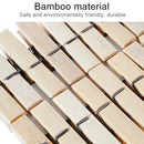100 PCS Multi-function Mini Bamboo Clothes Photo Paper Peg Clothespin Laundry Hanger Clip