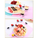 60 PCS Worker Ant Fruit Forks Snack Cake Dessert Tableware Home Kitchen Party Dinner Fruit Pick Kitchen Tool