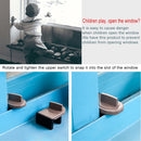 2 PCS Sliding Sash Stopper Cabinet Locks & Straps Doors Security Anti-theft Lock Window Door Baby Safety Lock