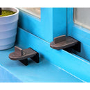 2 PCS Sliding Sash Stopper Cabinet Locks & Straps Doors Security Anti-theft Lock Window Door Baby Safety Lock