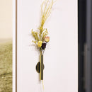 Home Wall Art Hanging Decoration Artificial Flower Arrangement Metal Holder Vase Pot (Gold)