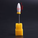 Nail Ceramic Cylindrical Corn Shape Electric Power Grinding Head, Size: 49*6mm(Red)