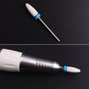 Nail Ceramic Cylindrical Corn Shape Electric Power Grinding Head, Size: 49*6mm(Red)