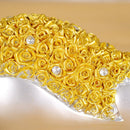 Creative European Style Sika Deer Resin Ornaments Gift Home Decor, Size:28.5*14*7cm(Gold)