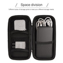 Multi-function Travel Mobile Power Earphone Electronic Product Storage Box Protective Bag (Black)