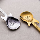 5 PCS Creative Stainless Steel Guitar Shape Coffee Spoon Mixing Spoon(Colour)