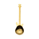 5 PCS Creative Stainless Steel Guitar Shape Coffee Spoon Mixing Spoon(Gold)