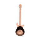 5 PCS Creative Stainless Steel Guitar Shape Coffee Spoon Mixing Spoon(Rose Gold)