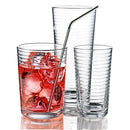 4 PCS Reusable Stainless Steel Drinking Straw + Cleaner Brush Set Kit, 215*6mm(Silver)