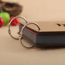 2 PCS 8 inch DIY Creativity Loose-leaf Retro Wooden Gift Photo Album