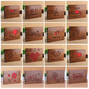 2 PCS 8 inch DIY Creativity Loose-leaf Retro Wooden Gift Photo Album