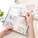 2 PCS 3 inch DIY Creativity Insert Type Forest Deer Pattern Mini Exquisite Photo Album