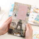 2 PCS 3 inch DIY Creativity Insert Type Iron Tower Pattern Mini Exquisite Photo Album