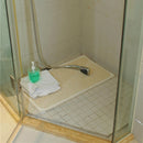 Rectangular Bathroom Bathtub Mildew Stain Resistant PVC Anti-skid Household Foot Pad Carpet, Size: 70cm x 40cm (White)