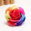 5 PCS Rose Shaped Colorful Soap Flowers, Random Color Delivery