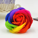 5 PCS Rose Shaped Colorful Soap Flowers, Random Color Delivery