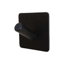 Stainless Steel Black Oblique Hook Bathroom Non-perforated Coat Rack