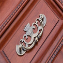 4 PCS Bronze Zinc Alloy Wardrobe Medicine Cabinet Furniture Drawer Handle, Size: Large-46g(Bronze)