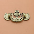 4 PCS Bronze Zinc Alloy Wardrobe Medicine Cabinet Furniture Drawer Handle, Size: Large-46g(Light Brown)
