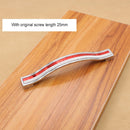 4 PCS Crystal Color Diamond Modern Wardrobe Door Cabinet Wine Cabinet Fashion Drawer Handle, Hole Distance: 128mm(Red)