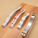 4 PCS Crystal Color Diamond Modern Wardrobe Door Cabinet Wine Cabinet Fashion Drawer Handle, Hole Distance: 128mm(Silver)
