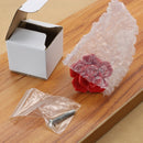 4 PCS 41mm Rose Shape Modern Literary Color Glazed Ceramic Cabinet Drawer Handle(Red)