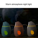 2W Creative Portable Mango Shape Mute Desktop Air Humidifier with LED Light, Capacity: 160ml, DC 5V(Pink)