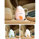 2W Creative Portable Mango Shape Mute Desktop Air Humidifier with LED Light, Capacity: 160ml, DC 5V(Pink)