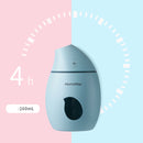 2W Creative Portable Mango Shape Mute Desktop Air Humidifier with LED Light, Capacity: 160ml, DC 5V(Blue)