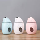2W Creative Portable Mango Shape Mute Desktop Air Humidifier with LED Light, Capacity: 160ml, DC 5V(Pink)