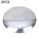 2 PCS Portable Cleaning Stainless Steel Round Hand Soap Eliminating Odour Remover, Random Style Delivery