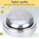 2 PCS Portable Cleaning Stainless Steel Round Hand Soap Eliminating Odour Remover, Random Style Delivery