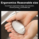 2 PCS Portable Cleaning Stainless Steel Oval Hand Soap Eliminating Odour Remover, Random Style Delivery