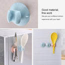 10 PCS J202 Kitchen Suction Cup Plastic Rice Cooker Rice Spoon Rack, Random Color Delivery