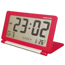 AQ-141 Electronic Alarm Clock Travel Clock Multifunction LCD Large Screen Folding Desk Clock, Random Color Delivery